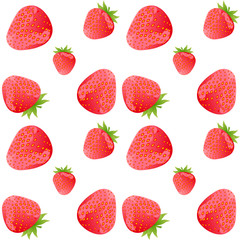 strawberry pattern. Background white. Background strawberry.