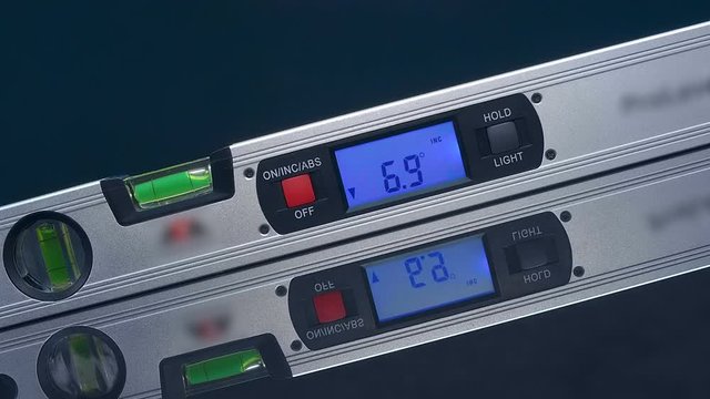 The modern device, which is very necessary in construction and repair - digital magnetic goniometer and level - measuring the angle of an inclined surface and horizontal of surface