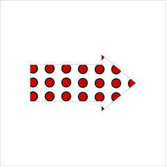 arrow icon. illustration for web and mobile design.