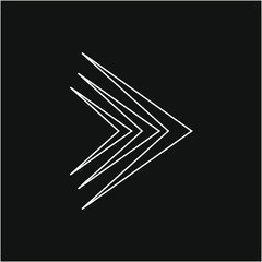 arrow icon. illustration for web and mobile design.