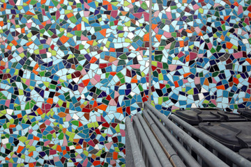 Obraz premium buntes wandmosaik