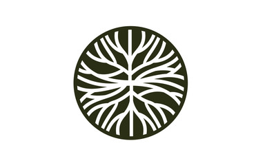 Creative abstract Life root vector logo design