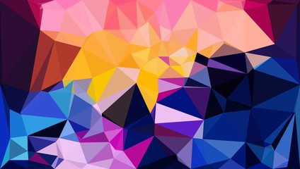 Abstract Colorful Geometrical Artwork,Abstract Graphical Art Background Texture,Modern Conceptual Art,Synthwave Aesthetic Poster Print,3D Rendering