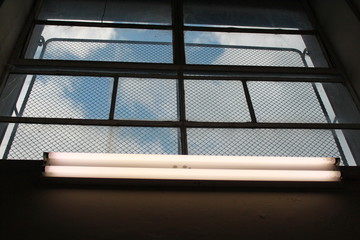 Locked up in the room with beautiful sky outside
