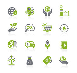 Ecology & Renewable Energy Icons // Natura Series