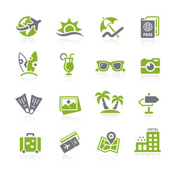 Summer Vacations Icons // Natura Series