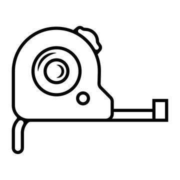 recommend clip art: Measuring tape icon vector illustration