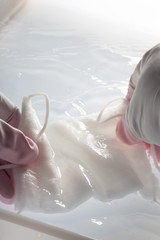 ガーゼマスクの手入れ