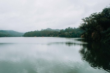 Lake around Munnar, Kerala, India.