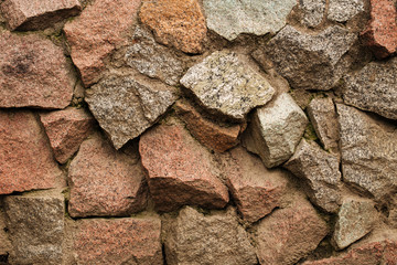 Stone facade wall texture background 