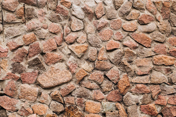 Stone facade wall texture background