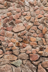 Stone facade wall texture background 