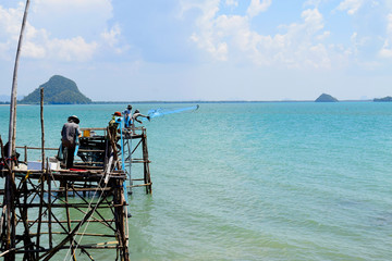 Fishing lifestyle of indigenous people