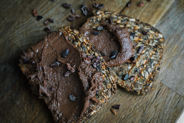 hazelnut spread toast 