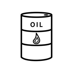 oil drum,oil barrel icon design, flat style trendy collection