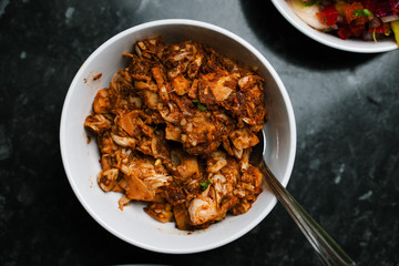spiced jack fruit  