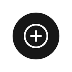 Plus vector icon, simple sign for web site and mobile app.