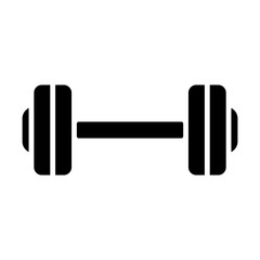 dumbbell icon design vector template