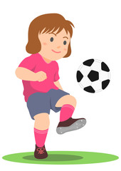 サッカー　パス　女子