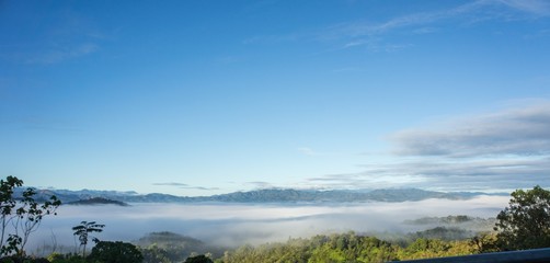 morning in the mountains