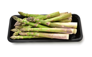 Asparagus on a white background