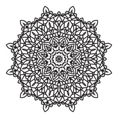 Creative Flower with Mandala Style