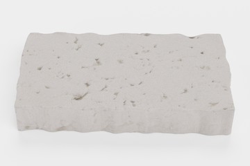 Realistic 3D render of Greek Cheese