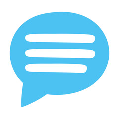 speech bubble social media icon