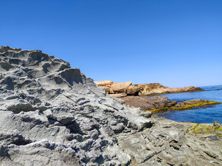 rocky coast of crete