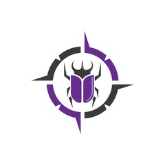 beetle icon vector illustration design