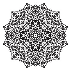 Creative Flower with Mandala Style