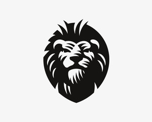 Lion modern logo. King emblem design editable for your business. Leo vector illustration.