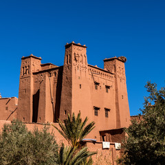 Fortress or kashba in Ait ben Haddou, Morocco

