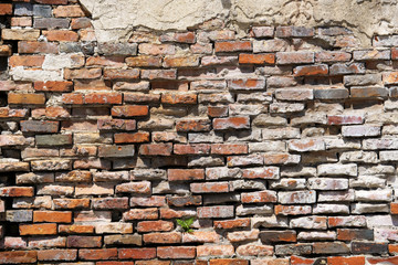 abstract of old brick wall background