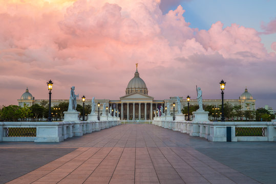 scenery of Tainan Metropolitan park in Tainan, taiwan