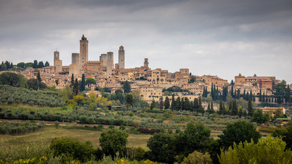 Fototapeta na wymiar San Gimignano village