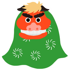 縁起物　獅子舞