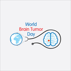 World Brain Tumor Day Vector