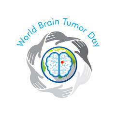 World Brain Tumor Day Vector