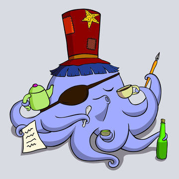 Happy octopus