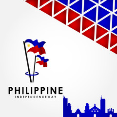 Happy Philippines Independence Day Vector Design Illustration For Celebrate Moment