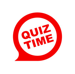 quiz time with cool font	