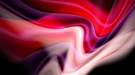 Liquid colors fluid gradients on black background