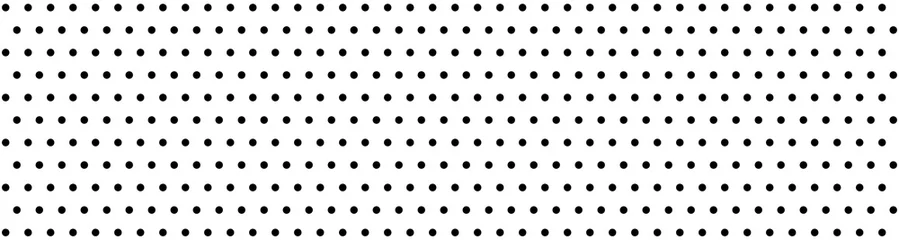 Keuken foto achterwand Polka dot Stippen patroon vector. Polka dot achtergrond. Monochroom polka dots abstracte achtergrond. Print met stippenpatroon. Panoramisch uitzicht. vector illustratie