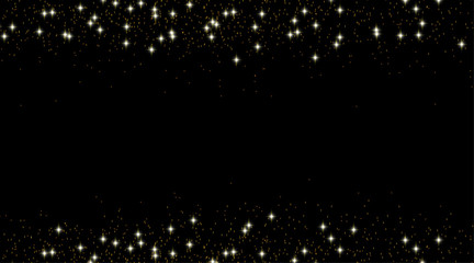 Abstract background sparkling magical dust particles. Glow light effect for graphic banner. The dust sparks and golden stars shine with special light light wallpaper. vector EPS.10