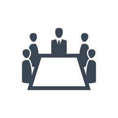 Business meeting icon