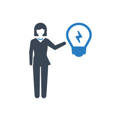 Business creativity icon