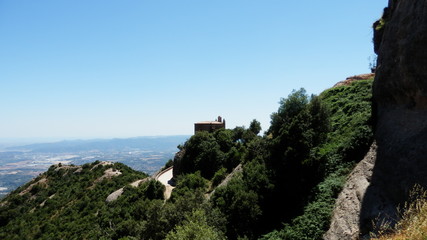 Fototapeta na wymiar Montserrat, Gipfel in Spanien