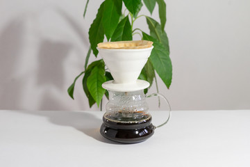 Coffee v60 brewing 