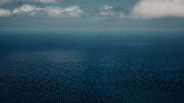 ocean and clouds
